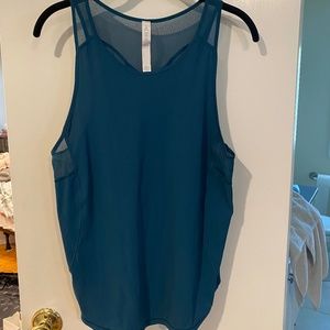 Lululemon Teal Tank size 8